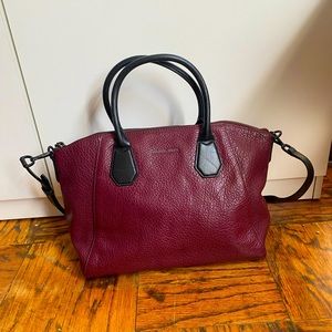 Michael Kors Burgundy and Black Bag